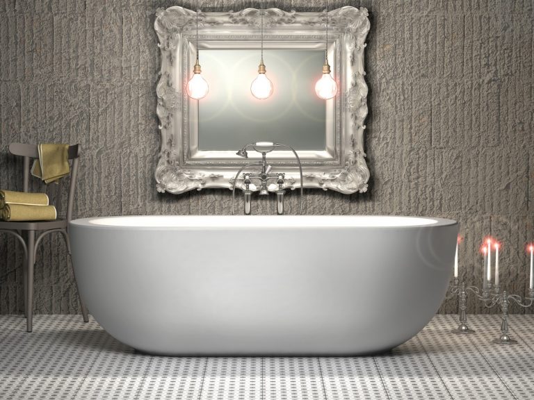 Portofino freestanding whirlpool bath